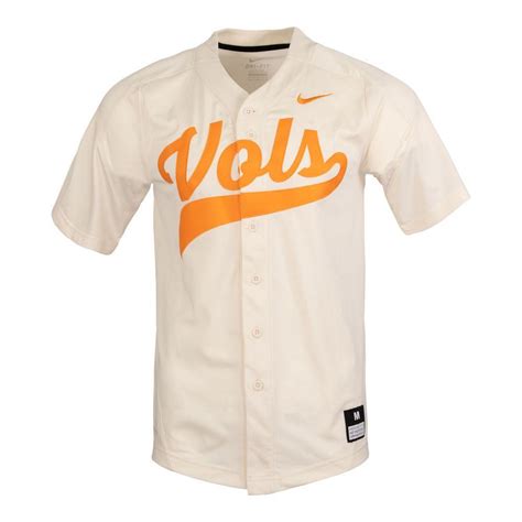 men's nike white tennessee volunteers replica baseball jersey|tennessee volunteers world series merchandise.